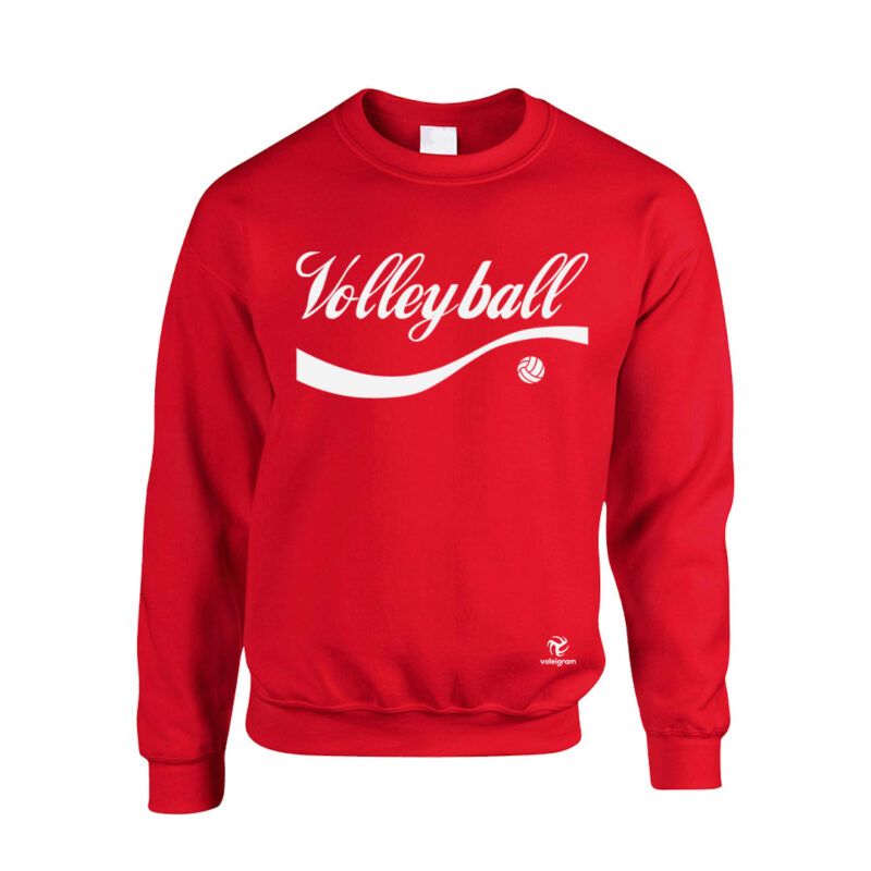 Sudadera Básica Enjoy Volleyball rojo