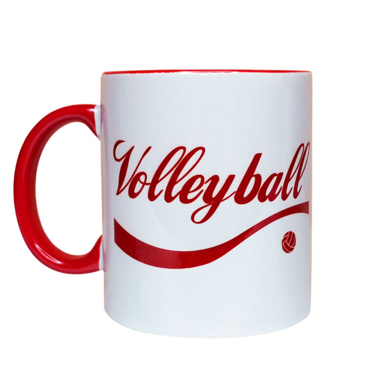 Taza Enjoy Volleyball Rojo