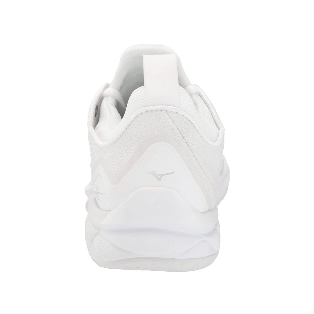 tenis de voleibol mizuno wave luminous 2 blanco plata