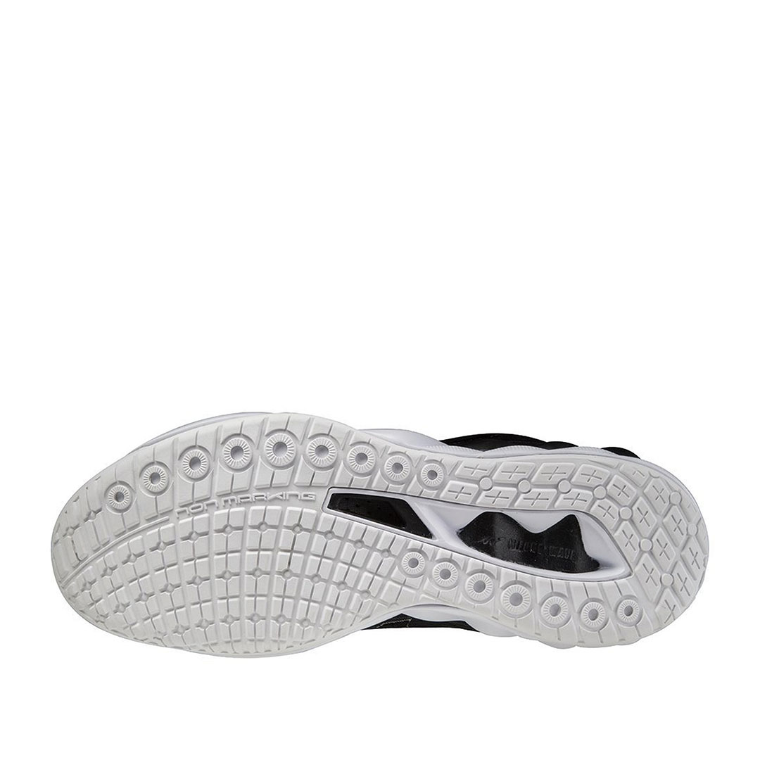 tenis de voleibol mizuno wave luminous 2 negro blanco