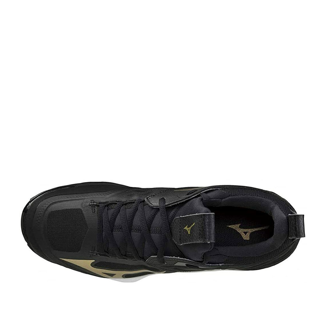 Tenis Mizuno Wave Momentum 2 Negro Oro