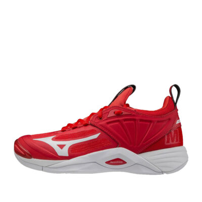 tenis de voleibol mizuno wave momentum 2 rojo