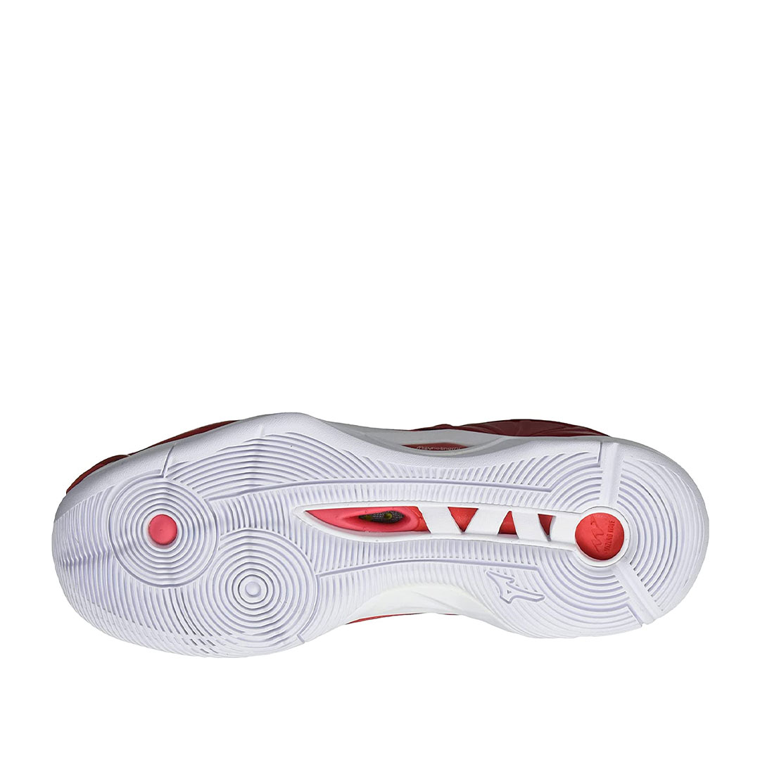 tenis de voleibol mizuno wave momentum 2 rojo