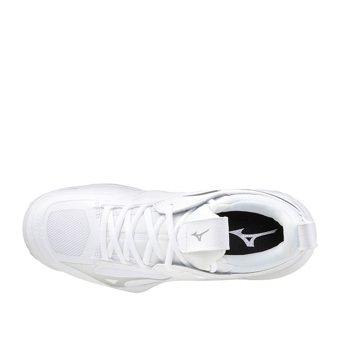 tenis de voleibol mizuno wave momentum 2 blanco plata