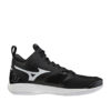 tenis de voleibol mizuno wave momentum 2 mid negro blanco