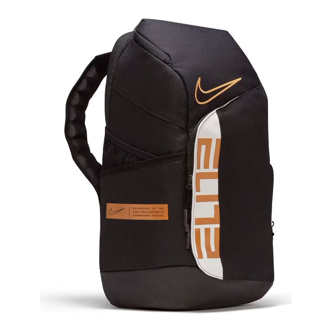 Mochila nike elite pro negra oro