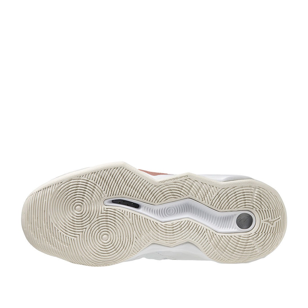 Tenis de Voleibol Mizuno Wave Dimension Blanco Cobre