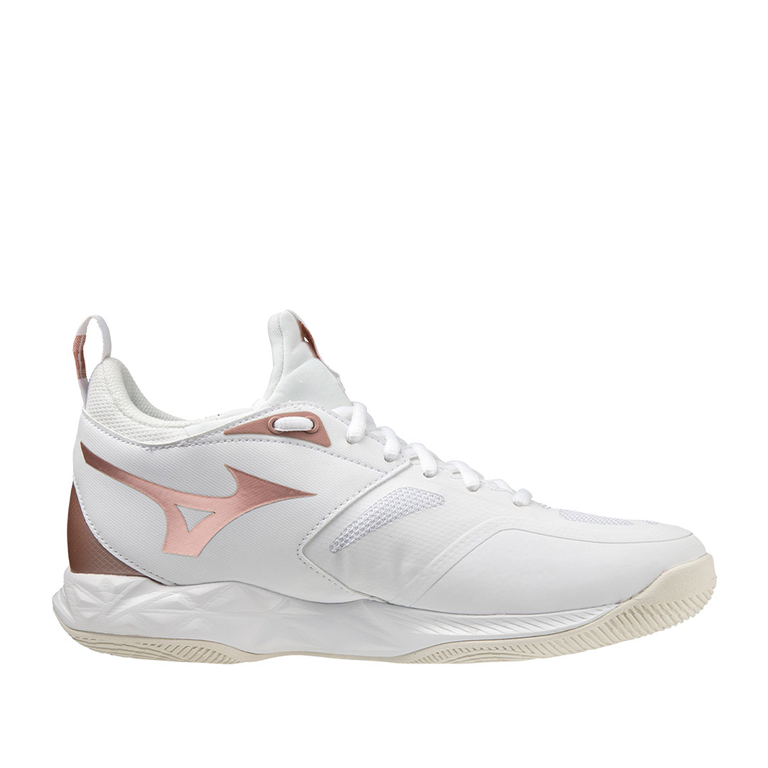 Tenis de Voleibol Mizuno Wave Dimension Blanco Cobre