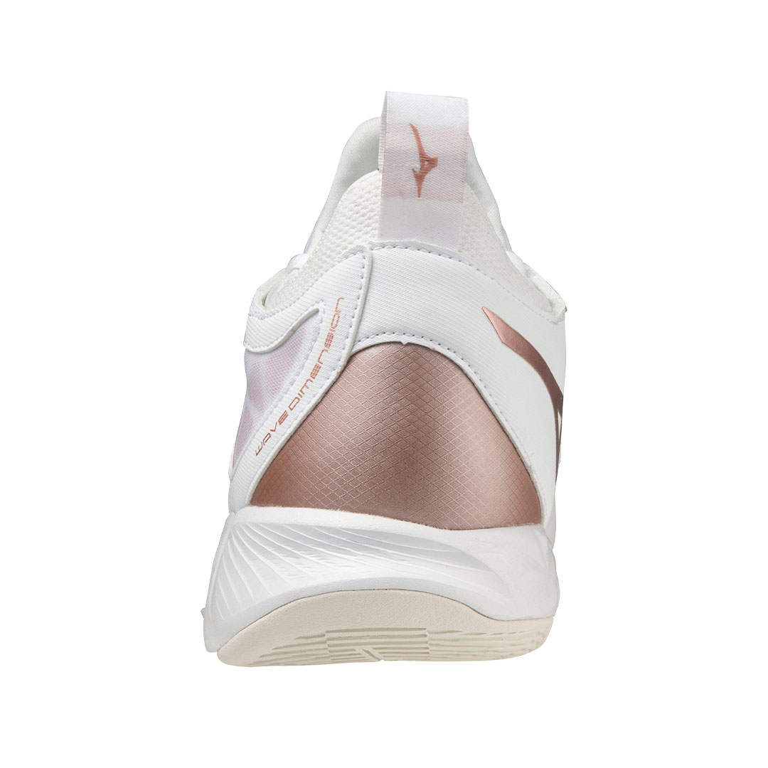 Tenis de Voleibol Mizuno Wave Dimension Blanco Cobre
