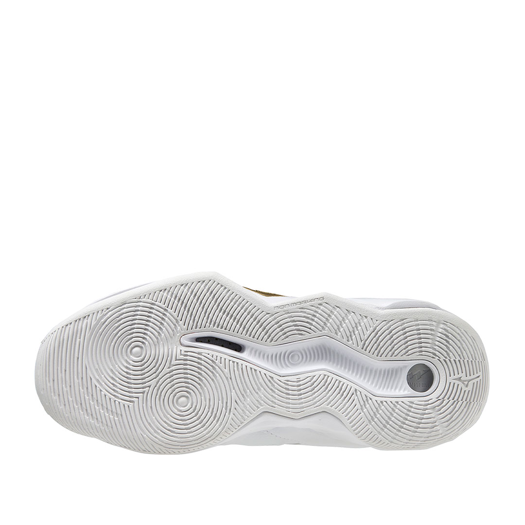 Tenis de Voleibol Mizuno Wave Dimension Blanco Oro