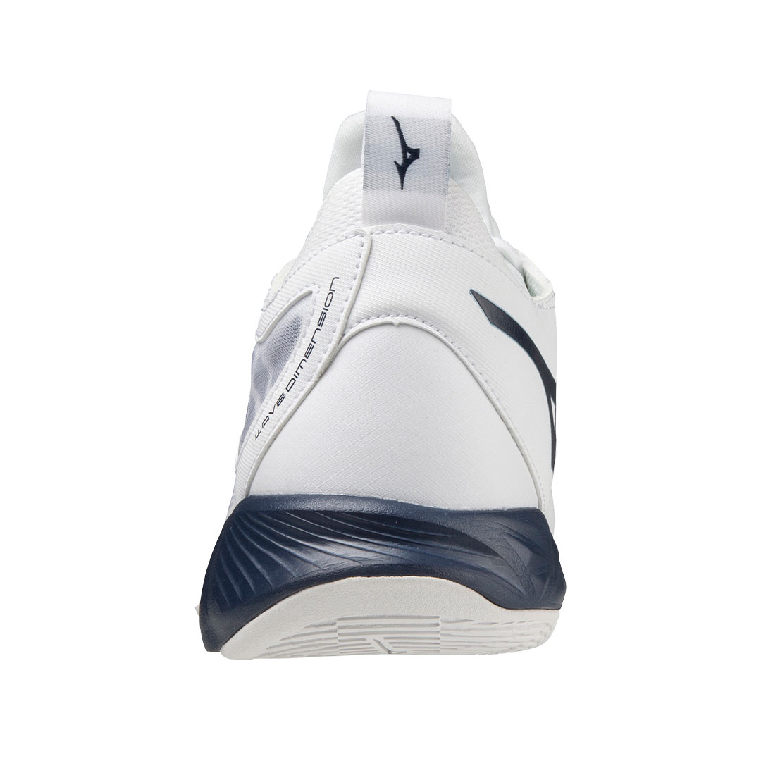Tenis de Voleibol Mizuno Wave Dimension Blanco Azul Marino