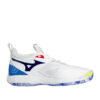 Tenis de voleibol mizuno wave momentum 2 blanco azul perla