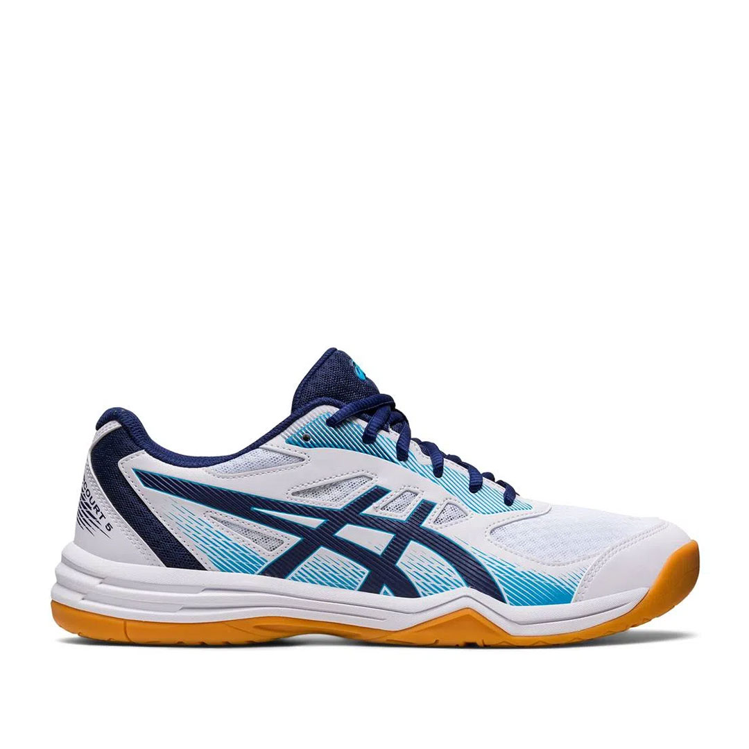 Tenis de Voleibol Asics Upcourt 5 Blanco Azul