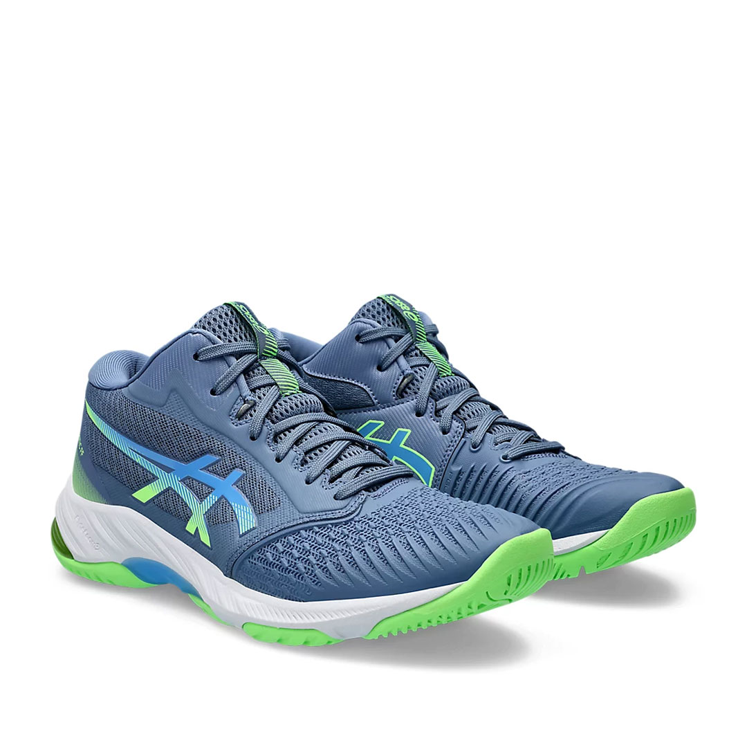 Tenis de Voleibol Asics Netburner Ballistic FF MT 3 Azul Verde