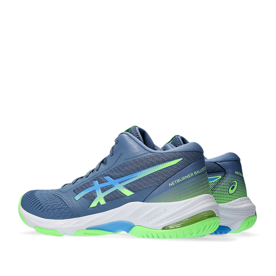 Tenis de Voleibol Asics Netburner Ballistic FF MT 3 Azul Verde