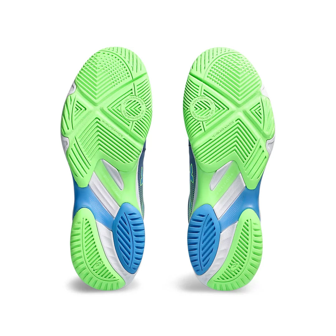 Tenis de Voleibol Asics Netburner Ballistic FF MT 3 Azul Verde