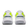 Tenis Asics Gel Rocket 10 Blanco Amarillo seguridad