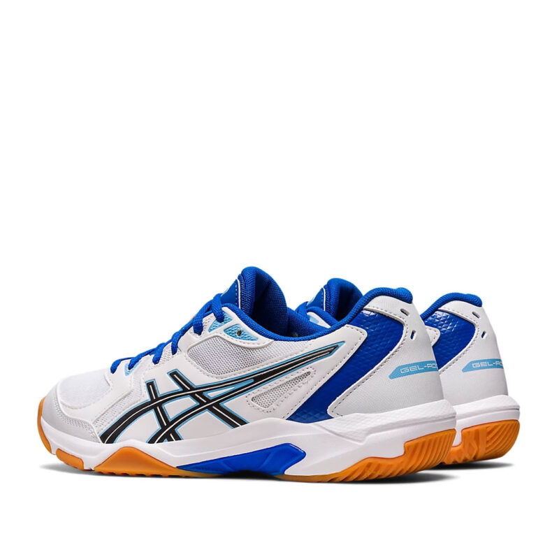 Tenis Asics Gel Rocket 10 Blanco Azul ártico