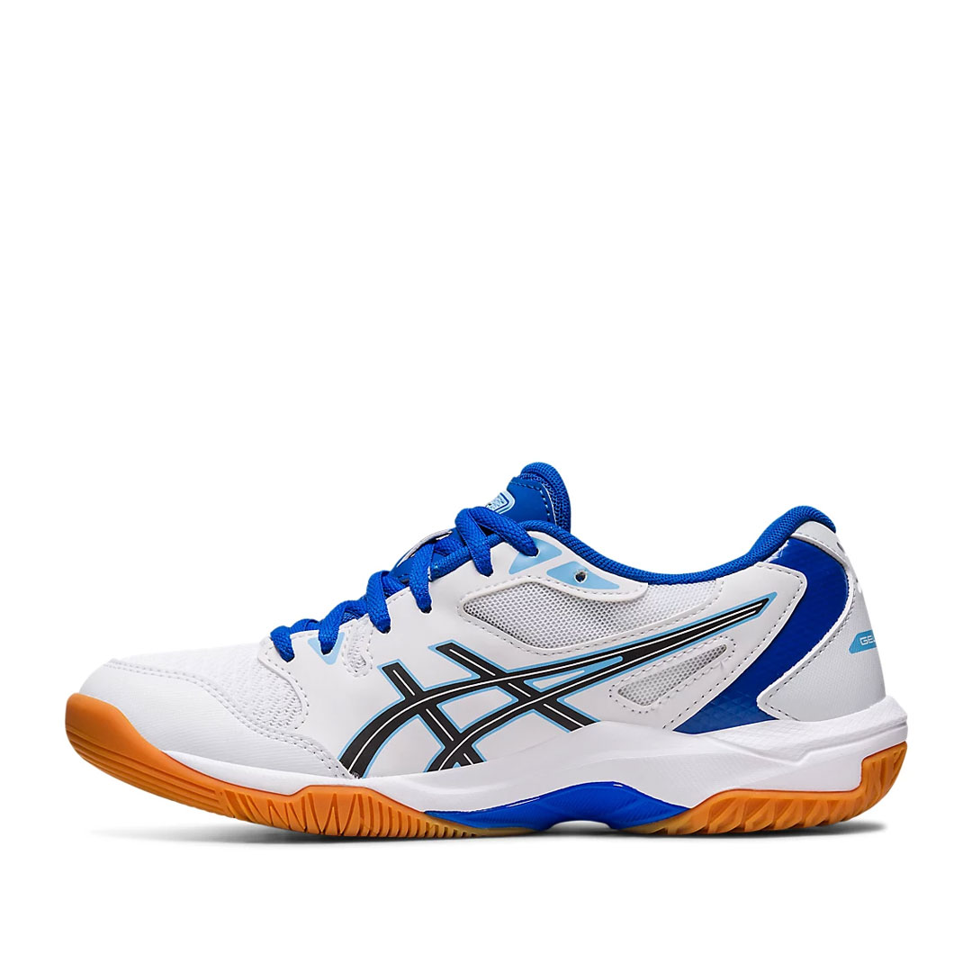 Tenis Asics Gel Rocket 10 Blanco Azul ártico