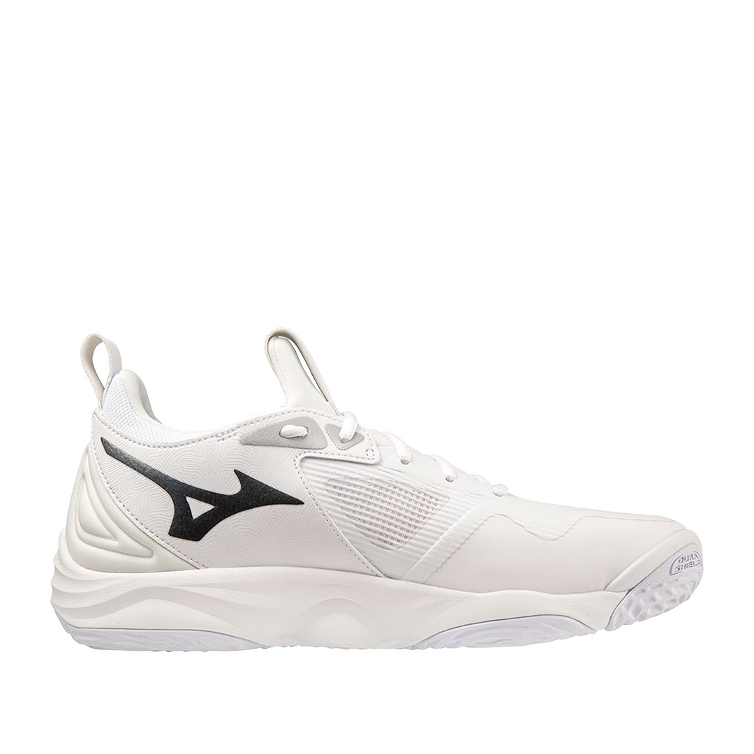 Tenis Mizuno Wave Momentum 3 Blanco Negro