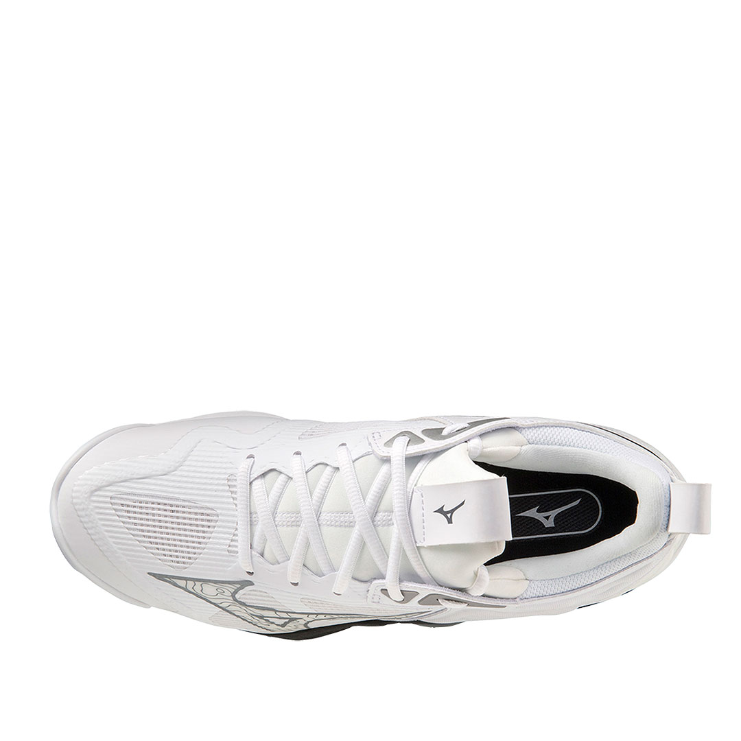 Tenis Mizuno Wave Momentum 3 Blanco Negro