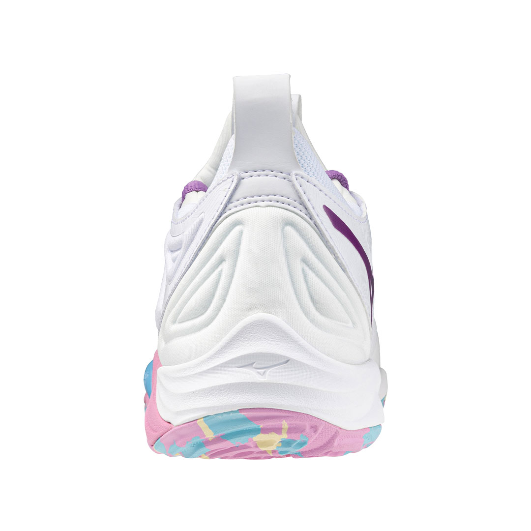 Tenis Mizuno Wave Momentum 3 Blanco Rosa Tetra
