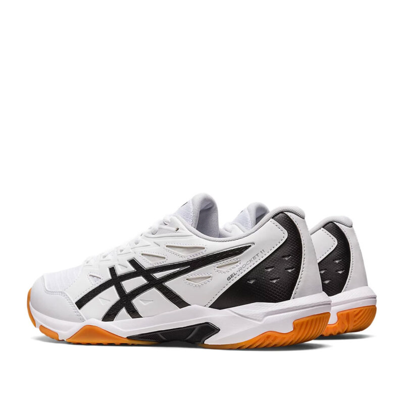 Tenis Asics Gel Rocket 11 Blanco Negro