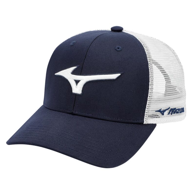 Gorra Trucker Mizuno Diamond Azul Marino Blanco