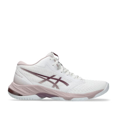 Tenis Asics Netburner Ballistic FF MT 3 Blanco Rosa