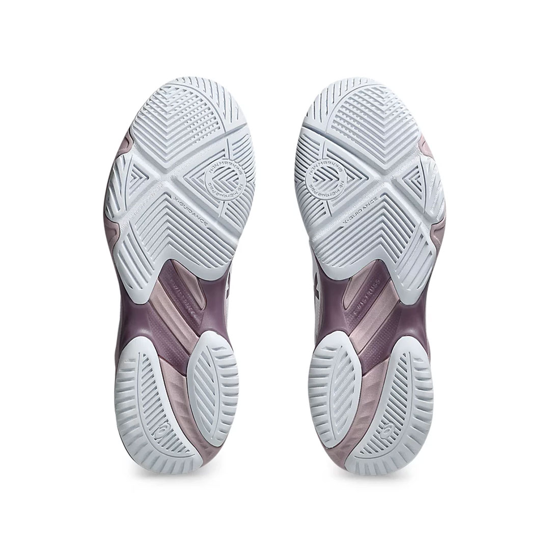 Tenis Asics Netburner Ballistic FF MT 3 Blanco Rosa