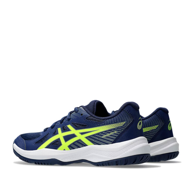 Tenis Asics Upcourt 6 para Niños Azul Amarillo