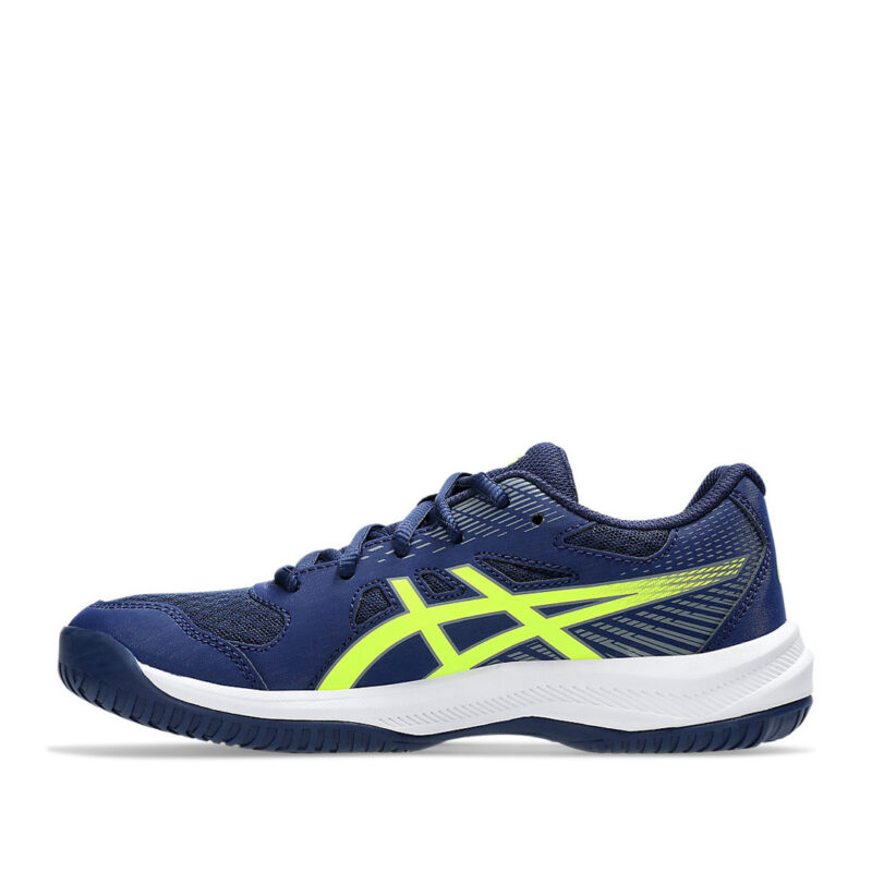 Tenis Asics Upcourt 6 para Niños Azul Amarillo