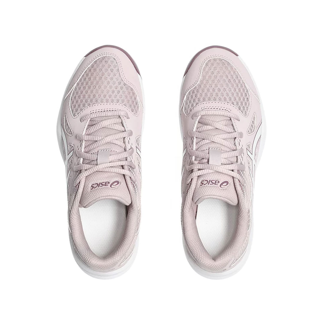 Tenis Asics Upcourt 6 para Niños Rosa Blanco