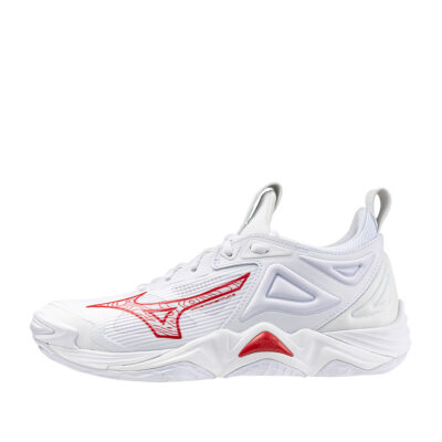 Tenis Mizuno Wave Momentum 3 Blanco Rojo