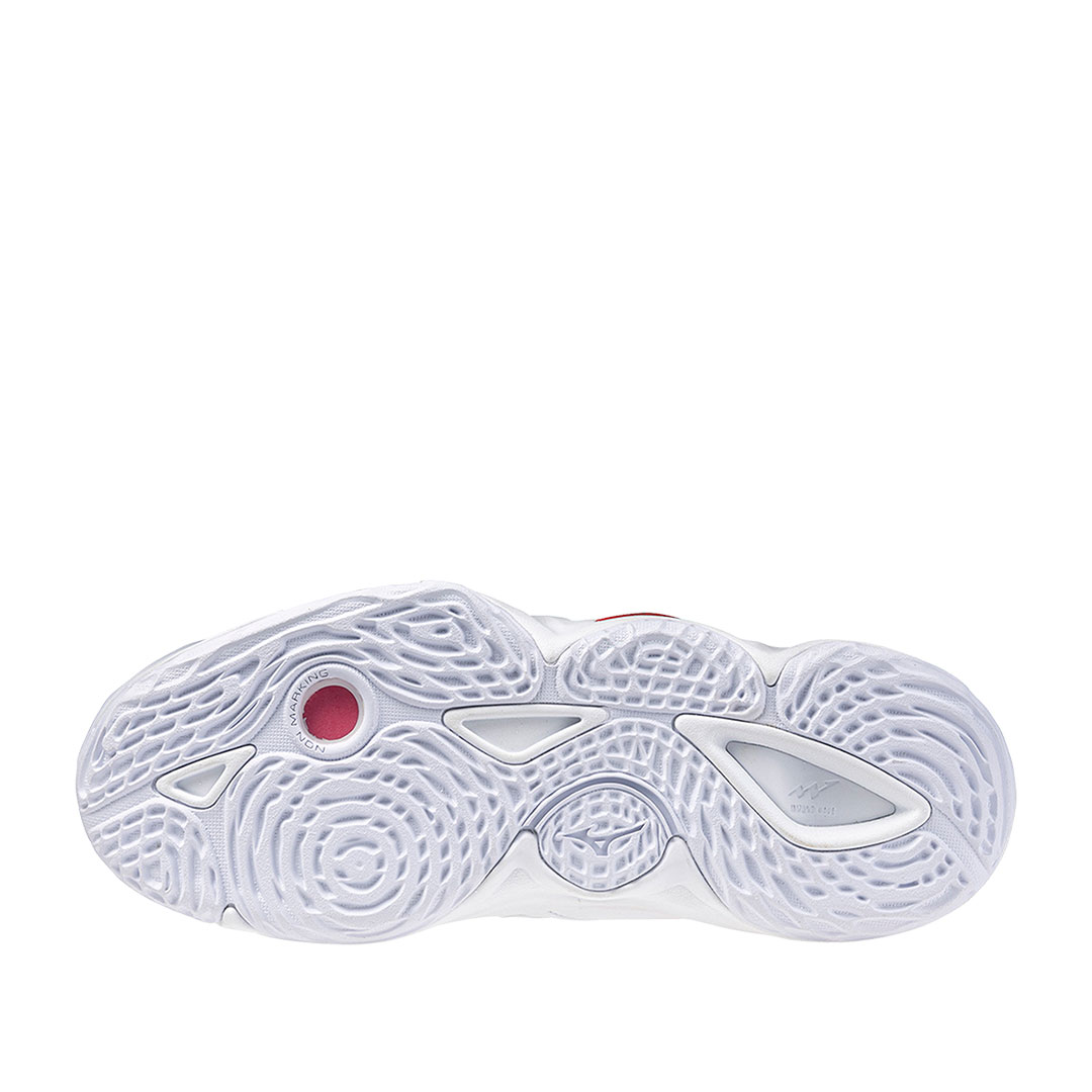 Tenis Mizuno Wave Momentum 3 Blanco Rojo