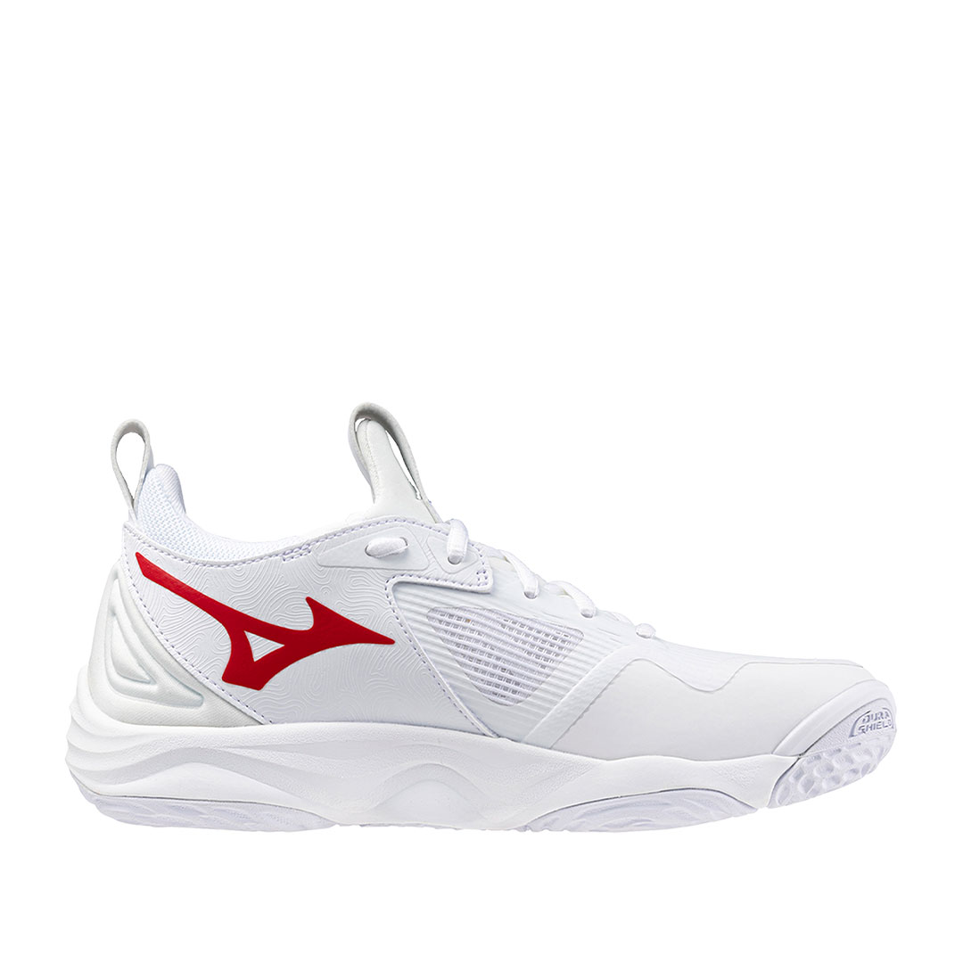 Tenis Mizuno Wave Momentum 3 Blanco Rojo