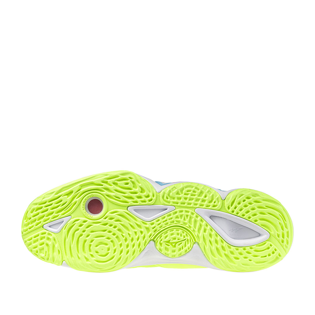 Tenis Mizuno Wave Momentum 3 Lima Neón