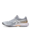 Tenis Asics Netburner Ballistic FF 3 Gris Oro