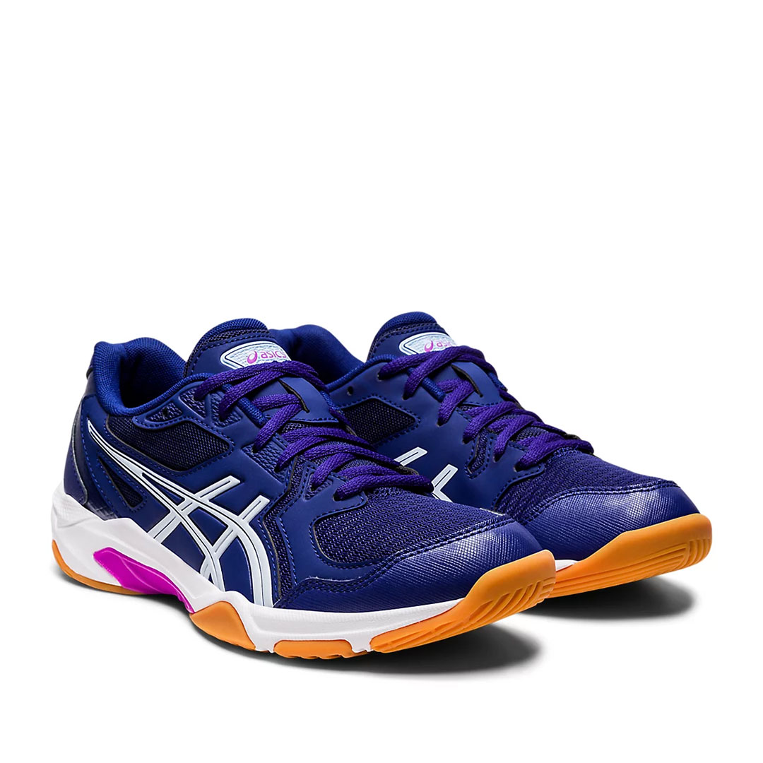 Tenis Asics Gel Rocket 10 Azul Púrpura