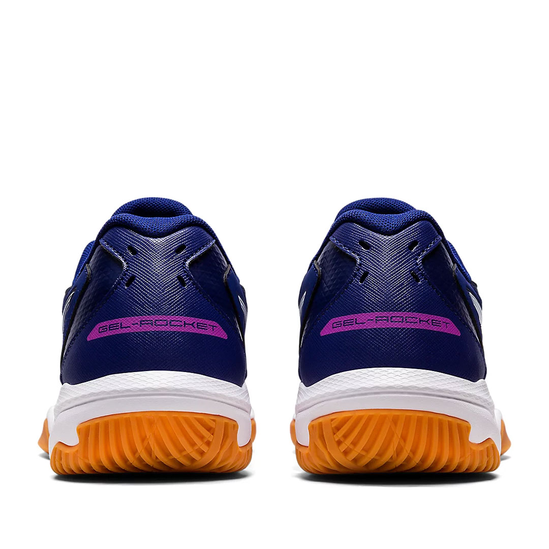 Tenis Asics Gel Rocket 10 Azul Púrpura