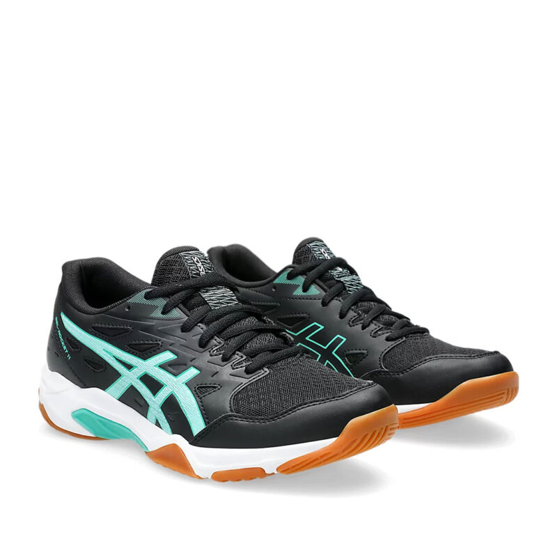 Tenis Asics Gel Rocket 11 Negro Menta