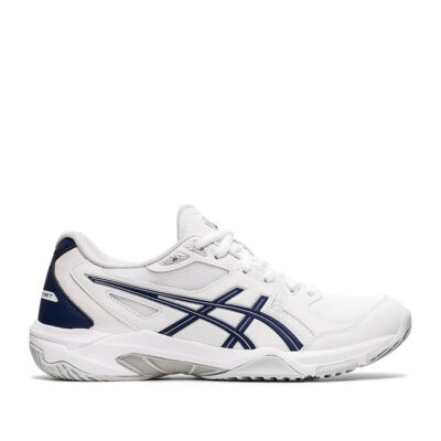 Tenis Asics Gel Rocket 10 Blanco Azul Marino