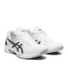 Tenis Asics Gel Rocket 10 Blanco Azul Marino