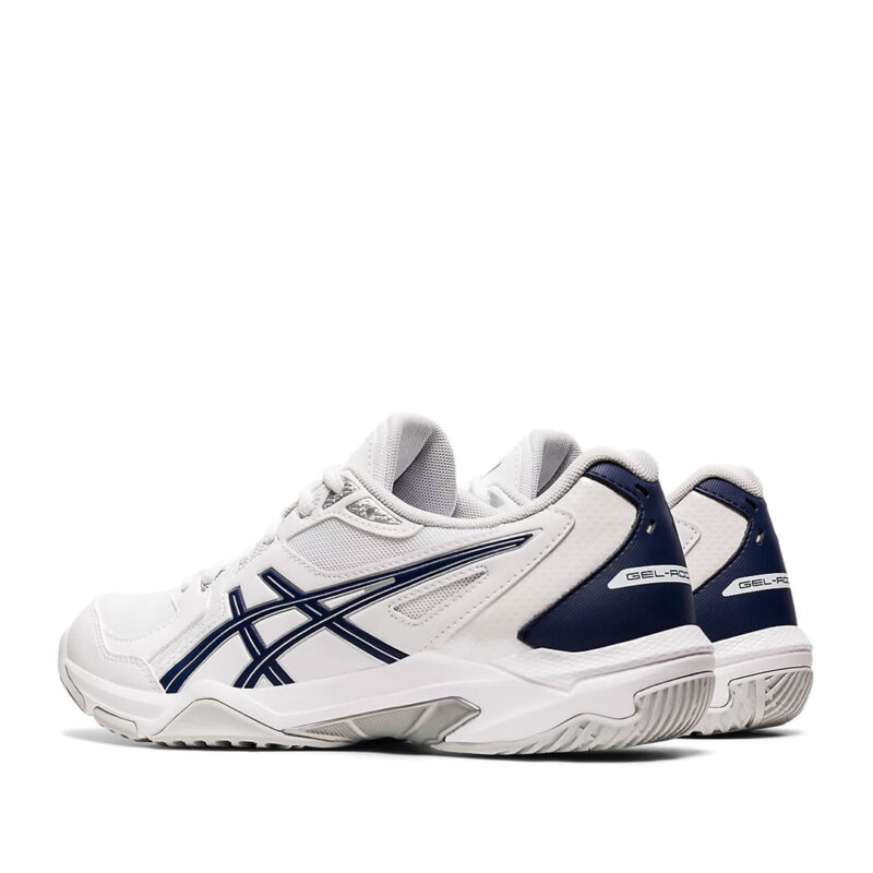 Tenis Asics Gel Rocket 10 Blanco Azul Marino