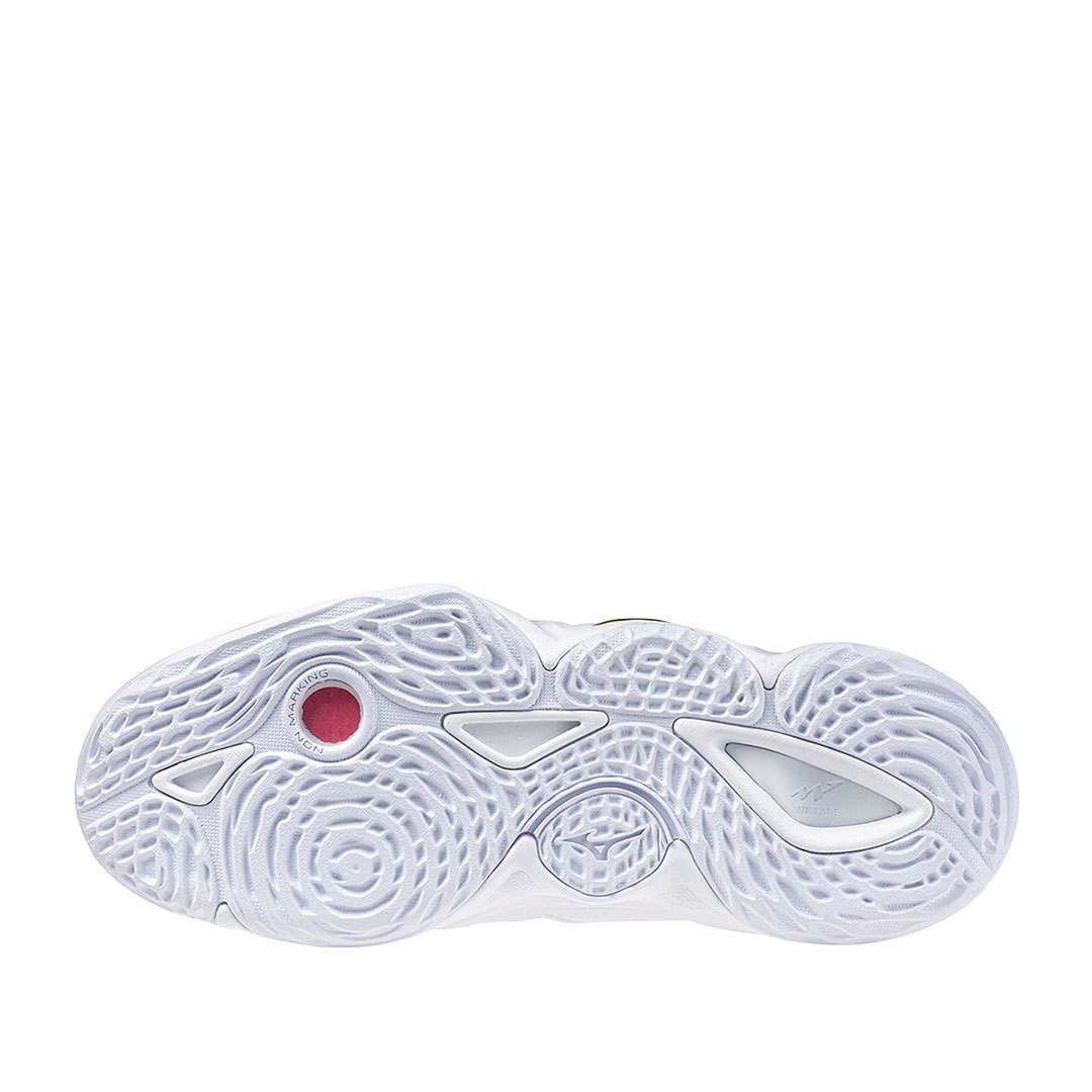 Tenis Mizuno Wave Momentum 3 Blanco Oro