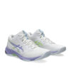 Tenis Asics Netburner Ballistic FF MT 3 Blanco Lila