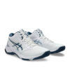 Tenis Asics Netburner Ballistic FF MT 3 Blanco Índigo