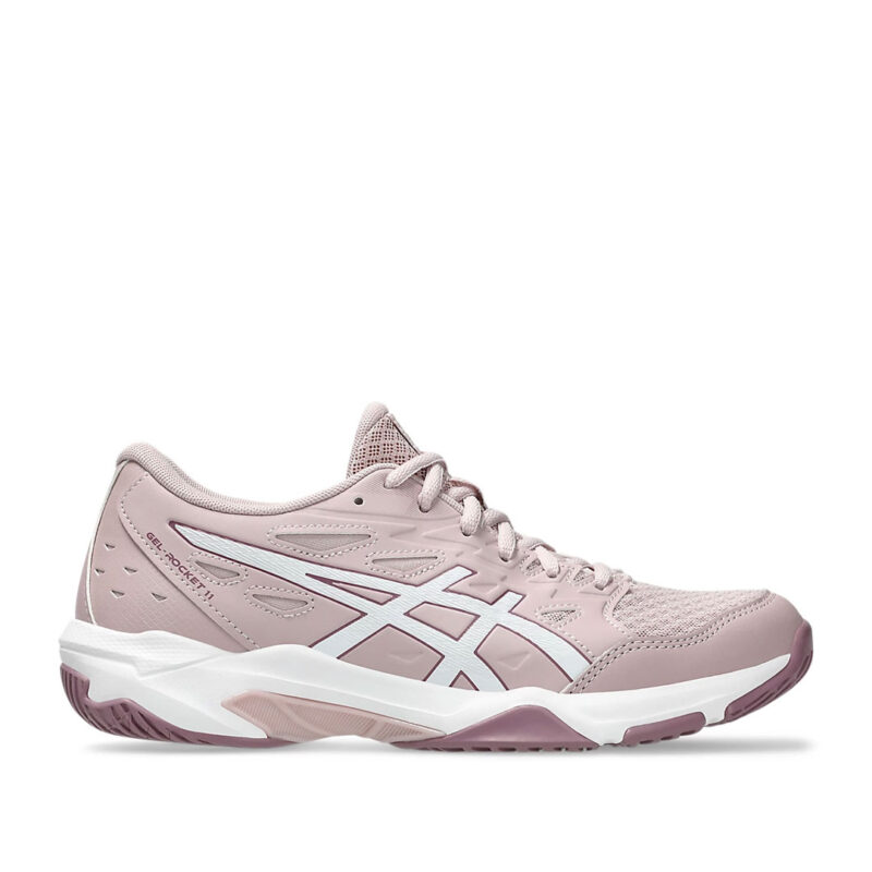 Tenis Asics Gel Rocket 11 Rosa Blanco