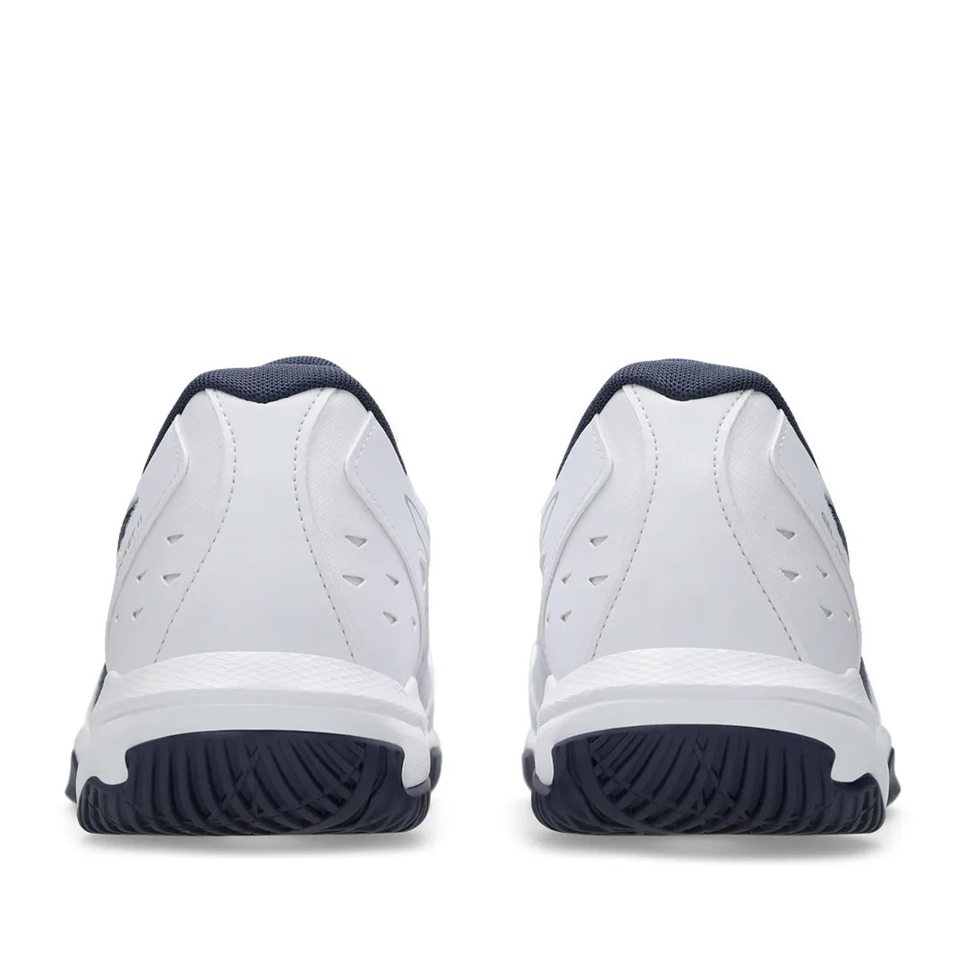 Tenis Asics Gel Rocket 11 Blanco Índigo Naranja