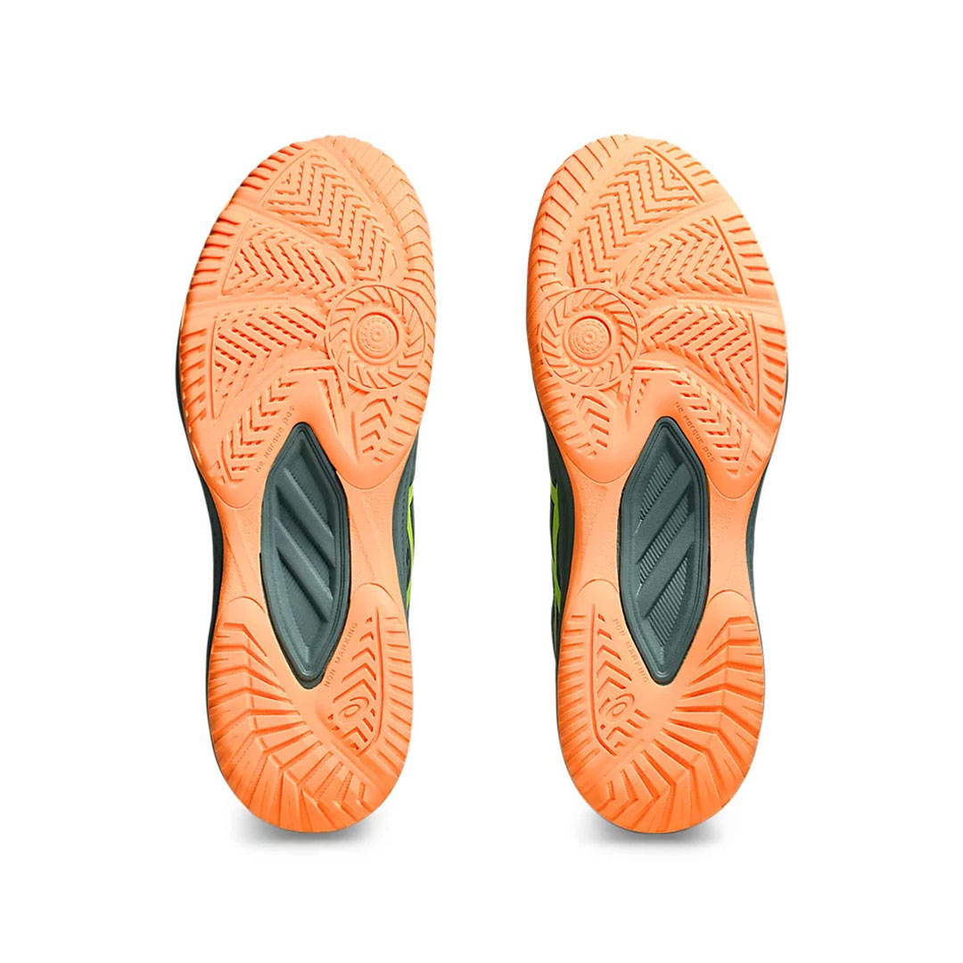 Tenis de Voleibol Asics Upcourt 6 Verde Celadón-Amarillo Neón